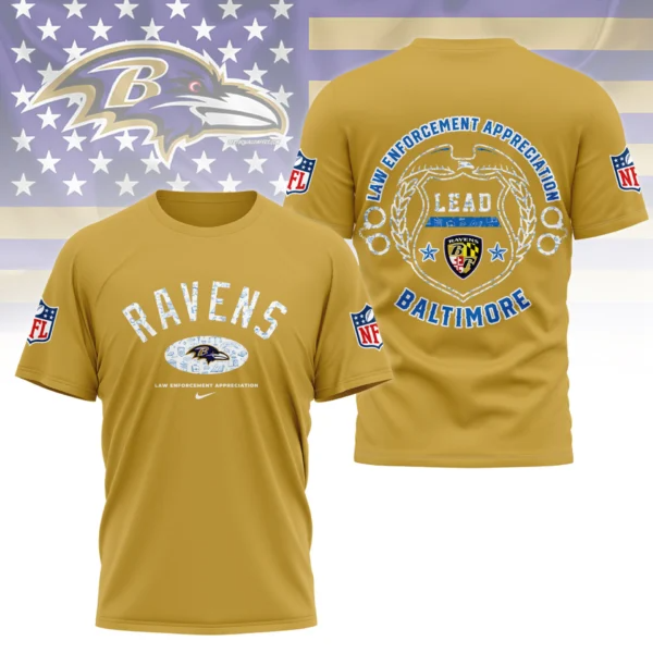 Baltimore Ravens | Premium Law Appreciation Month 3D Shirt NY