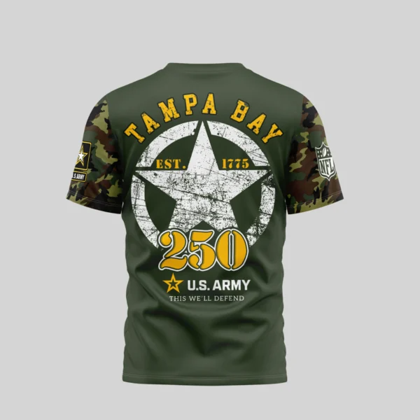Tampa Bay Buccaneers | Premium U.S.Army 3D Shirt TD