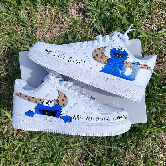 Custom Sneaker Cookie Monster