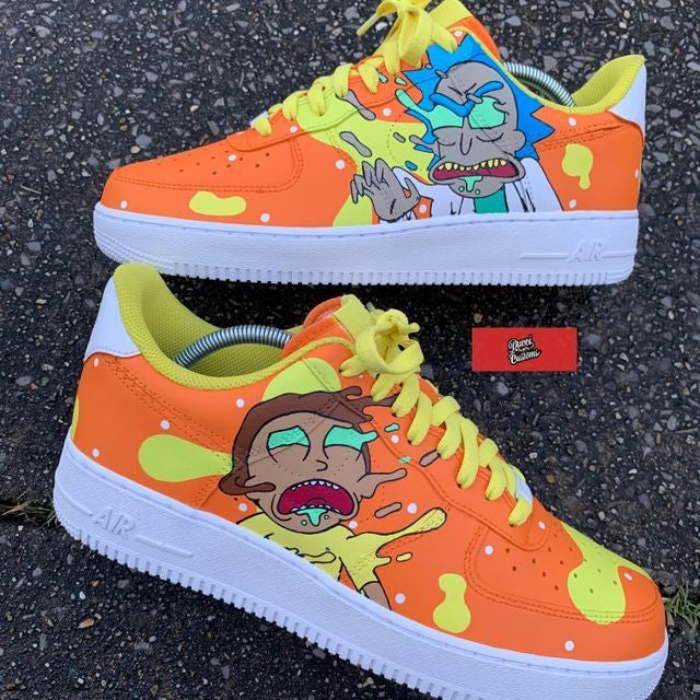 Custom Sneaker Rick and Morty