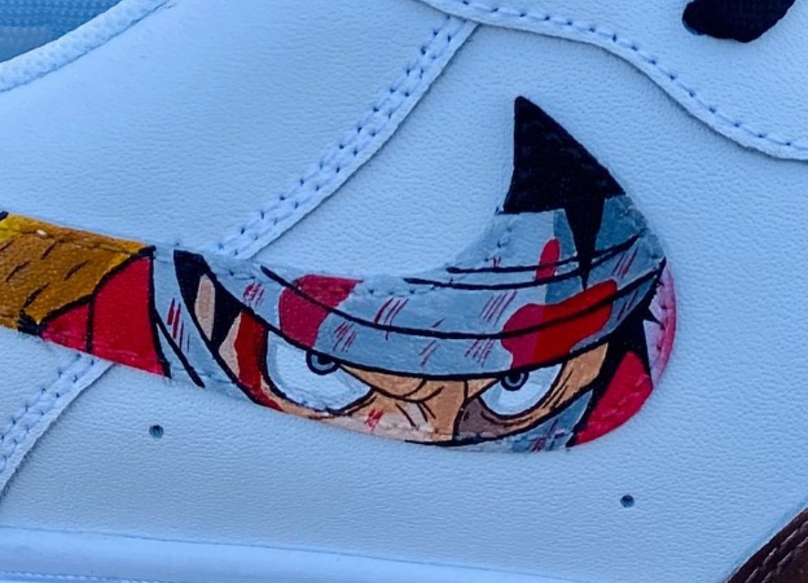 Custom Sneaker luffy x Zoro1