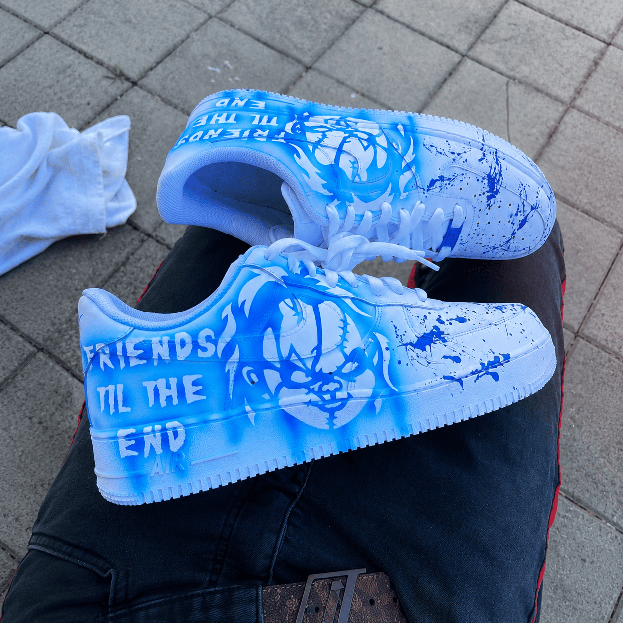 Custom Sneaker Blue FTTE