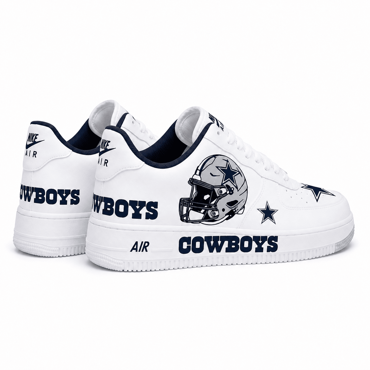 Custom Sneaker Dallas Cowboys White