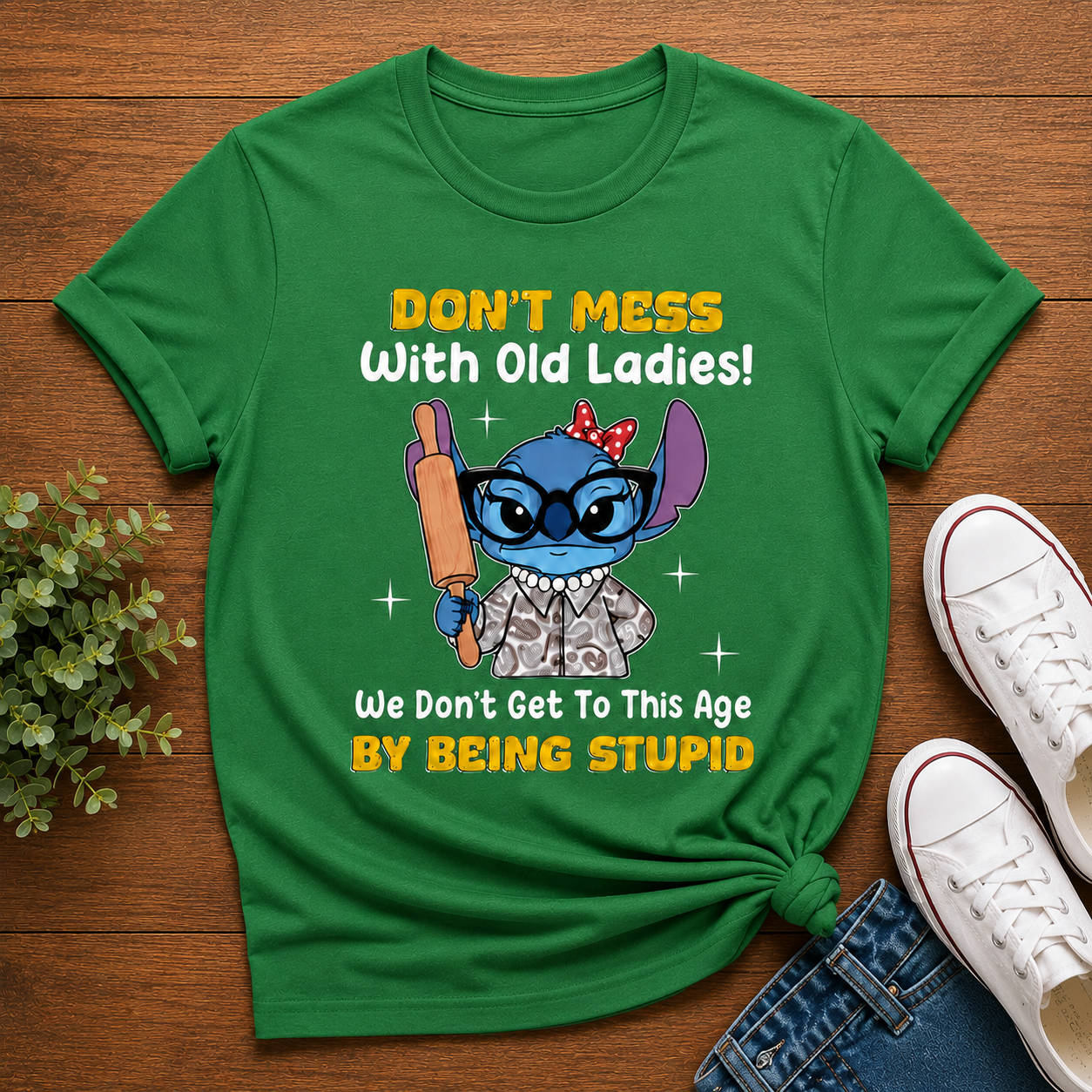 Disney|Stitch - DON'T MESS With Old Ladies!