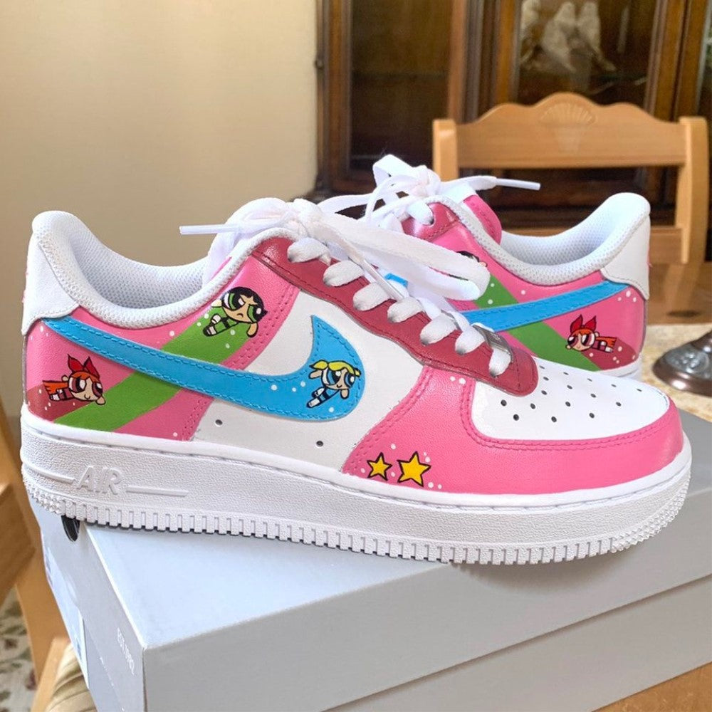 Powerpuff Girls Pink Custom Air Force 1