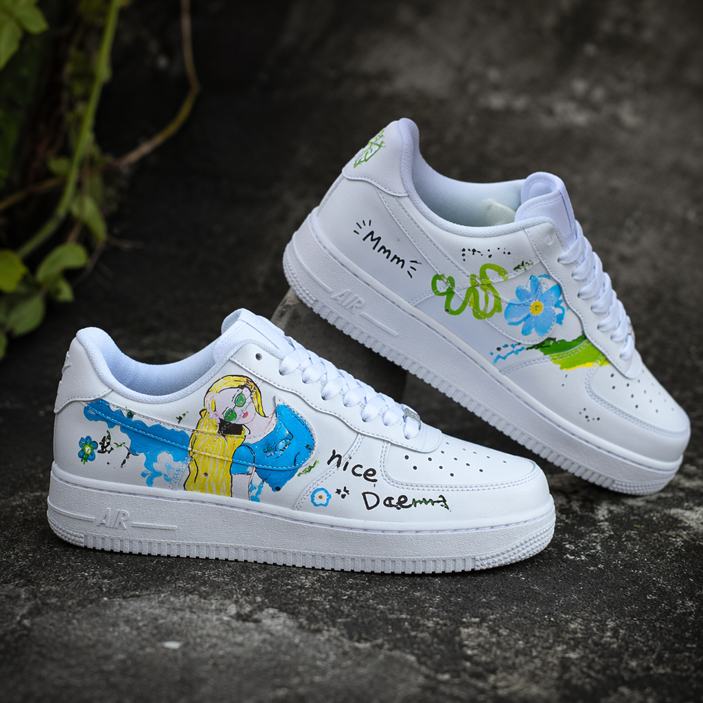 Hand Painted Custom Air Force 1 Sneakers