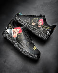 Cartoon Role Red Black Yellow White Font Custom Air Force 1