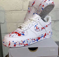 Graffiti Red Blue Custom Air Force 1