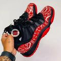 Red Feather Green Custom Adidas