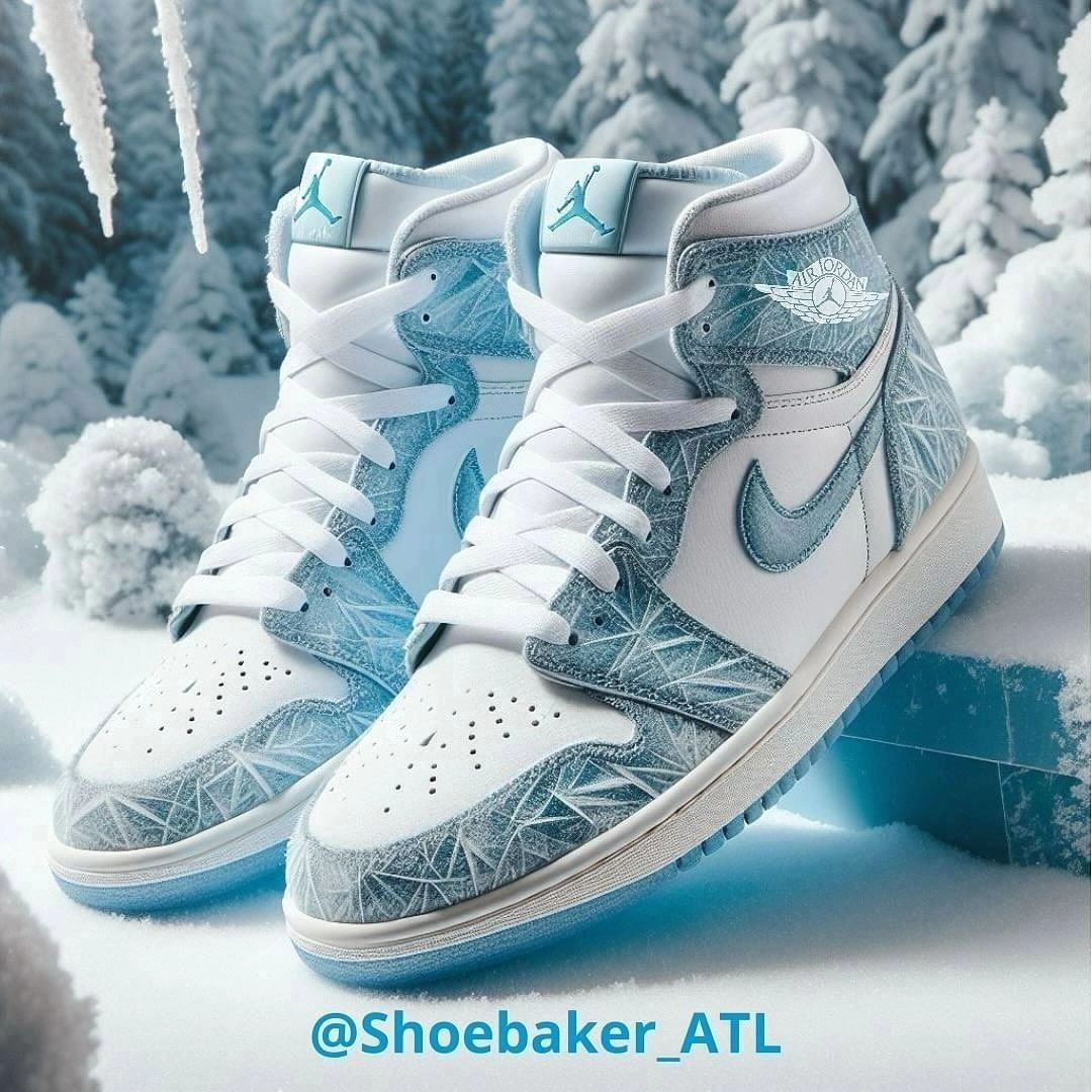 Blue Bamboo Custom Air Jordan 1