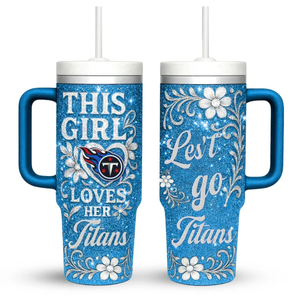 Tennessee Titans | Premium 40oz Tumbler With Handle TD