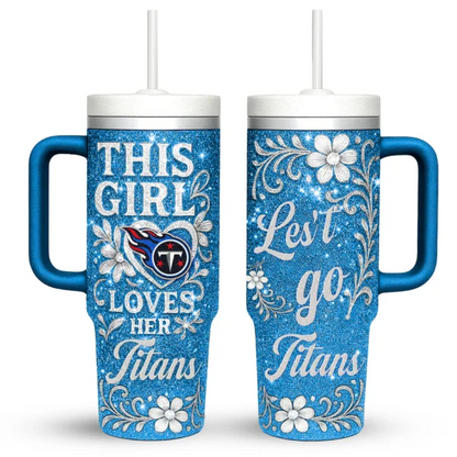 Tennessee Titans | Premium 40oz Tumbler With Handle TD