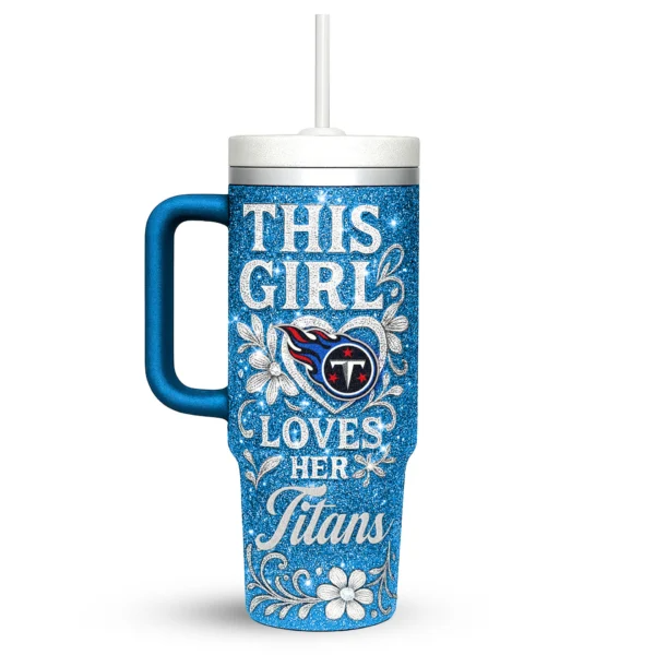 Tennessee Titans | Premium 40oz Tumbler With Handle TD