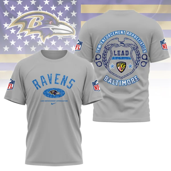 Baltimore Ravens | Premium Law Appreciation Month 3D Shirt NY