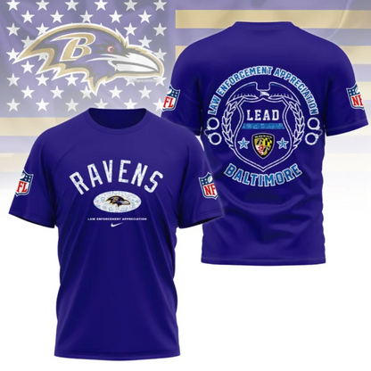 Baltimore Ravens | Premium Law Appreciation Month 3D Shirt NY