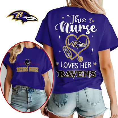 Baltimore Ravens | Premium Nurse Appreciation Month Women’s Shirt NY
