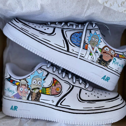 Custom Sneaker Rick and Morty