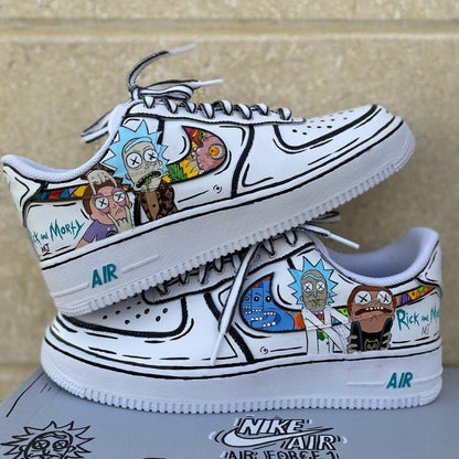 Custom Sneaker Rick and Morty