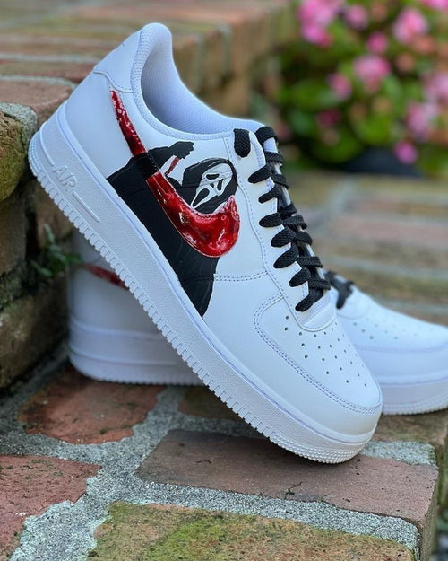 Custom Sneaker Black Ghostface