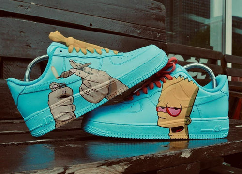 Custom Sneaker Simpsons Bart