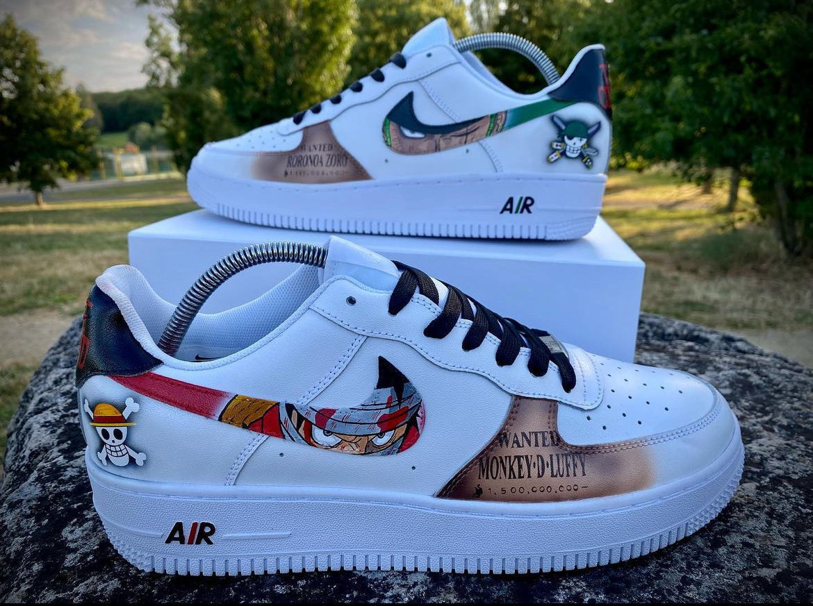 Custom Sneaker luffy x Zoro1