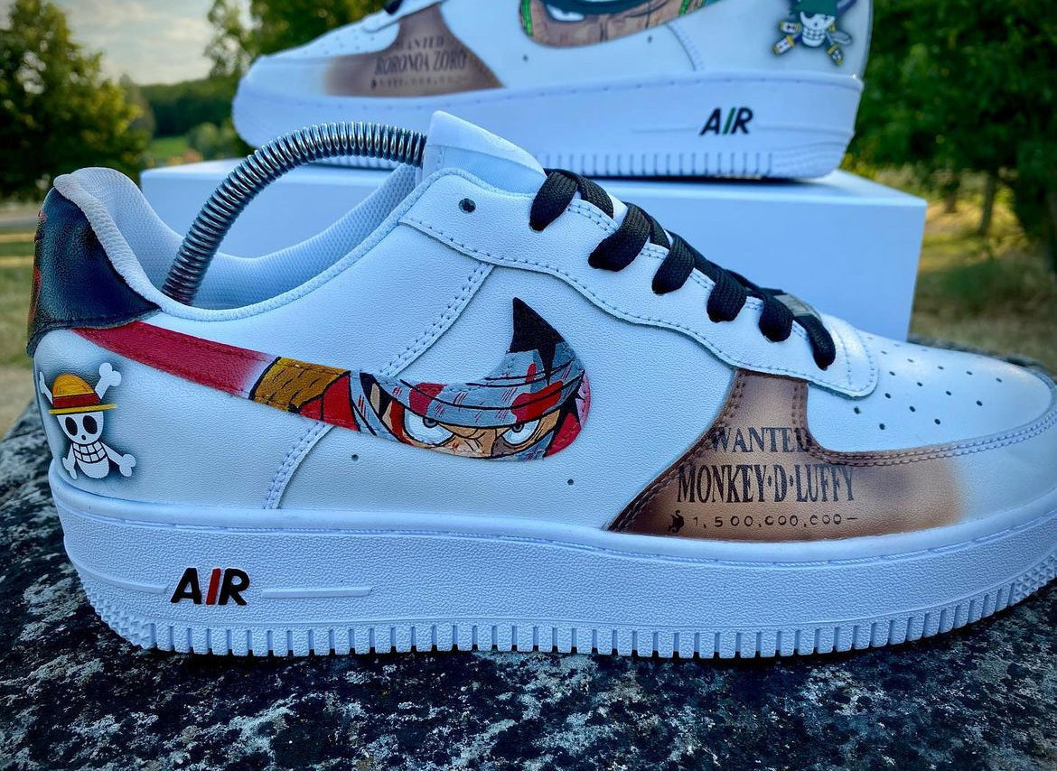 Custom Sneaker luffy x Zoro1