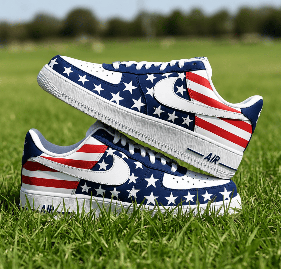 Custom Sneaker Independence Day
