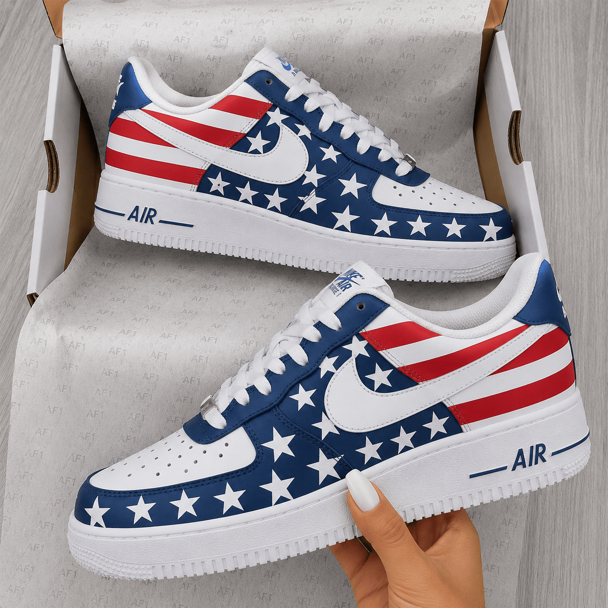 Custom Sneaker Independence Day