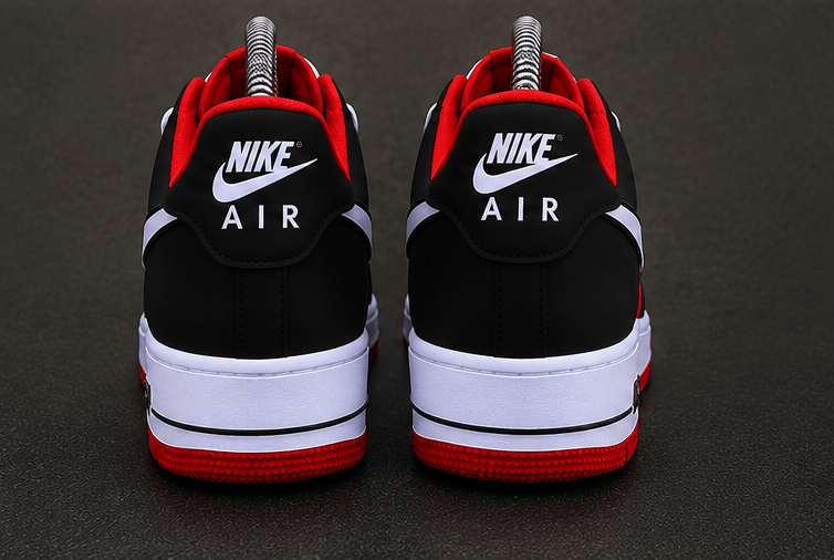 Custom Sneaker Red white