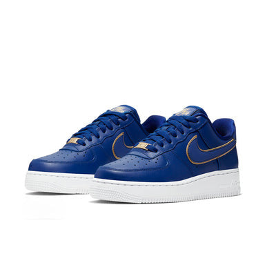 Custom Sneaker Low ‘Blue Gold Swoosh