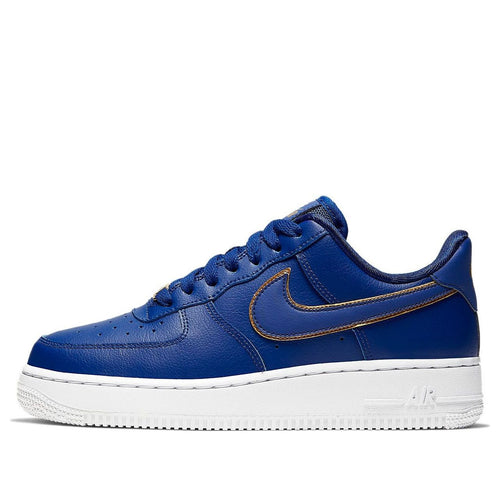 Custom Sneaker Low ‘Blue Gold Swoosh