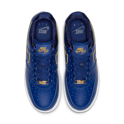 Custom Sneaker Low ‘Blue Gold Swoosh