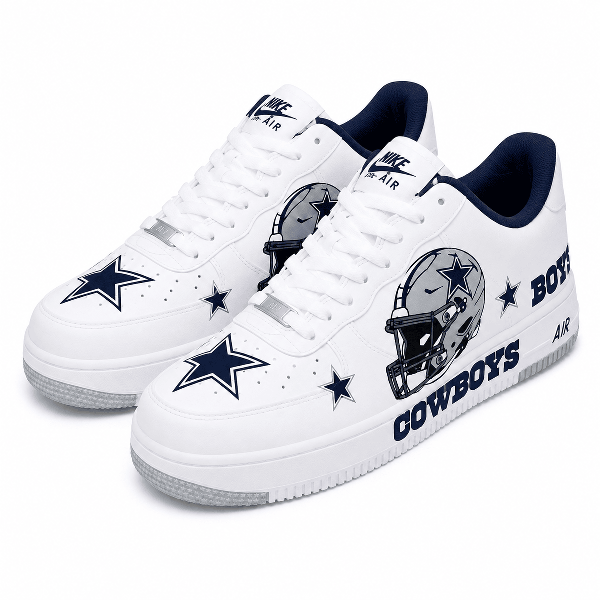 Custom Sneaker Dallas Cowboys White
