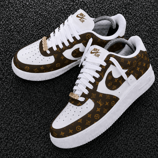 Custom Sneaker LV Brown Monogram