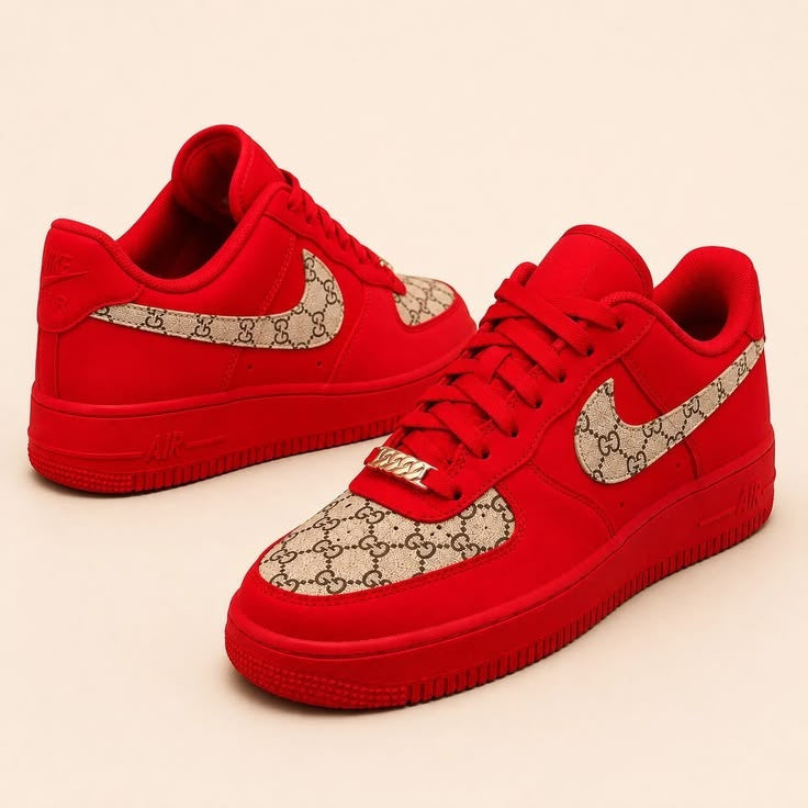 Custom Sneaker Red GC