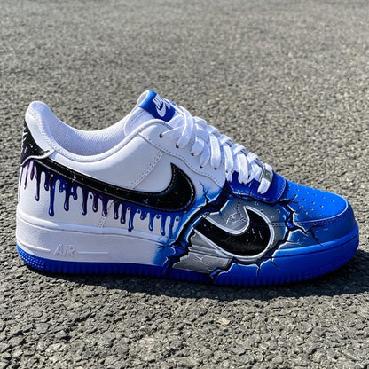 Custom Sneaker Blue NK