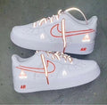 Reflective Lace Red Custom Air Force 1