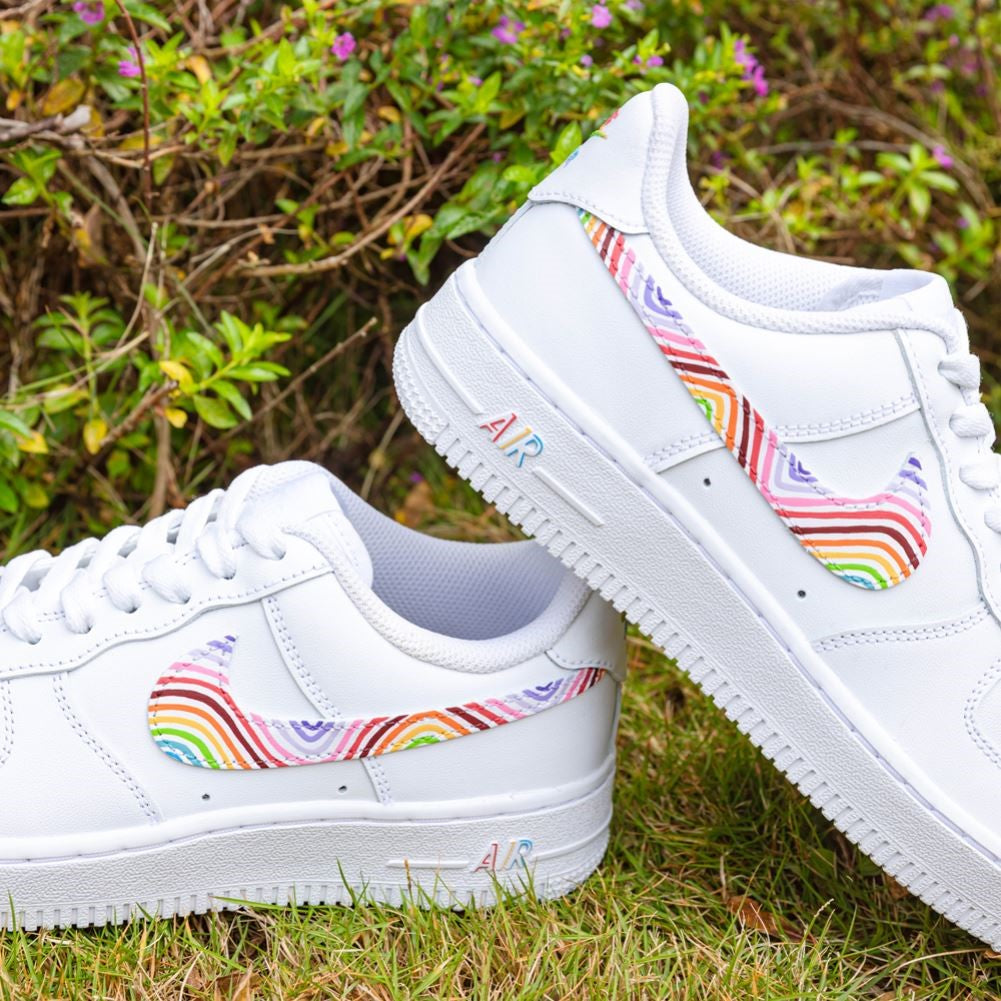 Rainbow Swirl Custom Air Force 1