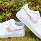Rainbow Swirl Custom Air Force 1