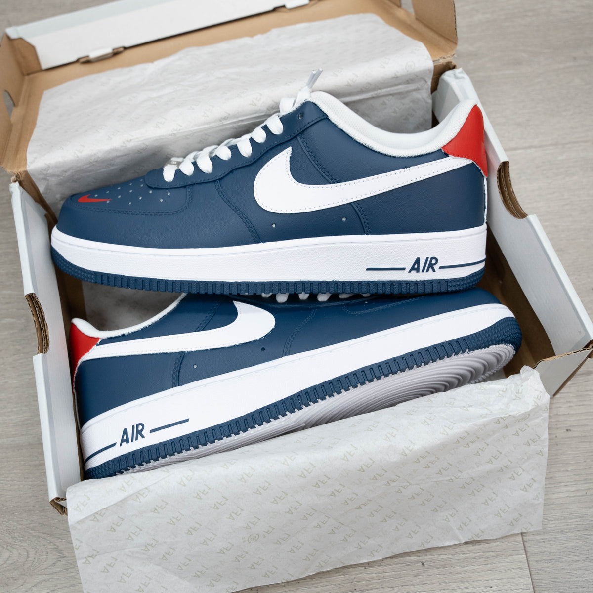 Red White Blue Custom Air Force 1