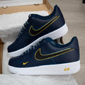 Yellow Black Blue Custom Air Force 1