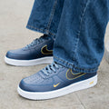 Prussian Blue Black Yellow Custom Air Force 1