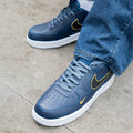 Dull Black Blue Yellow Custom Air Force 1