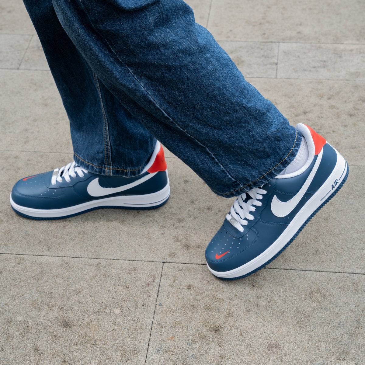 Ultramarine White Red Custom Air Force 1