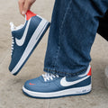 Vivid Bule White Red Custom Air Force 1