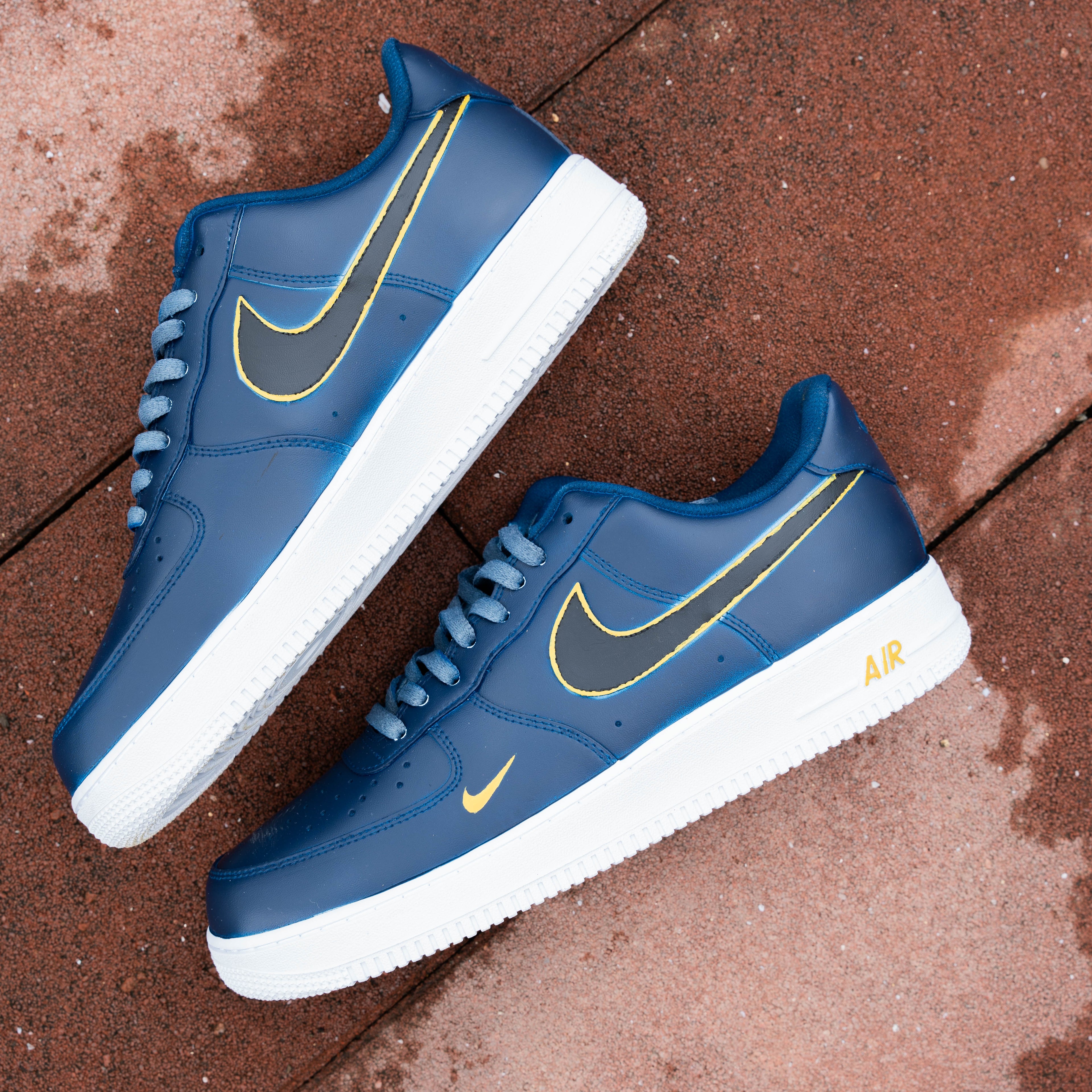 Low Blue Black Custom Air Force 1