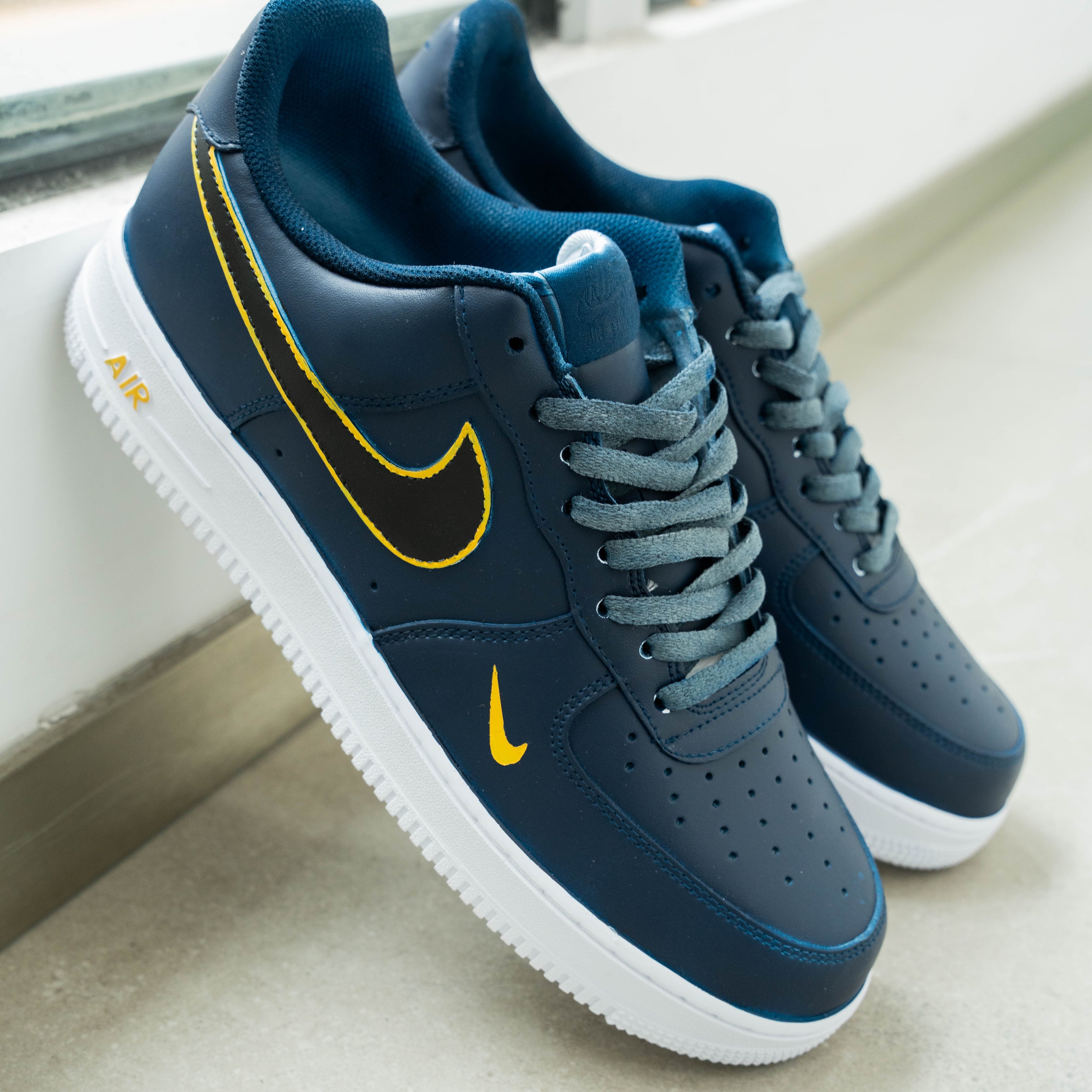 Men's Blue Low Custom Air Force 1