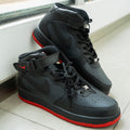 Men's Black High Top Custom Air Force 1
