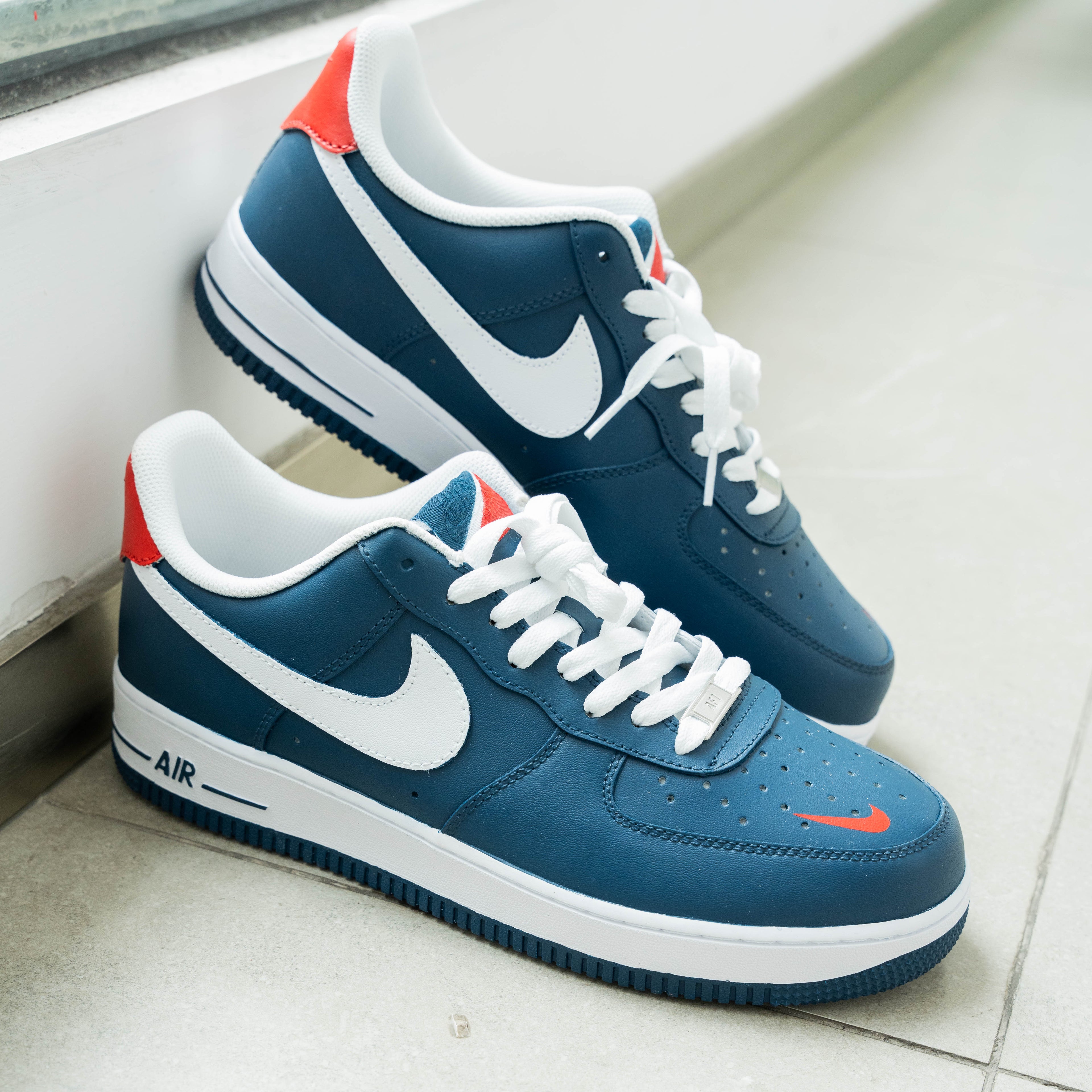 Classic Blue White Custom Air Force 1