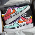 Colorful Cartoon Custom Air Force 1